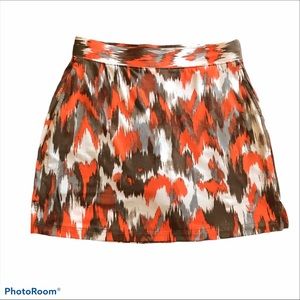 Callaway pull on golf/athletic skort brown/orange